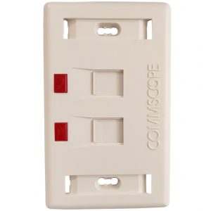 Mặt nạ 2-port Faceplate COMMSCOPE (272368-2)
